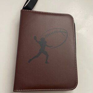 Football-Themed Trading Card Binder
